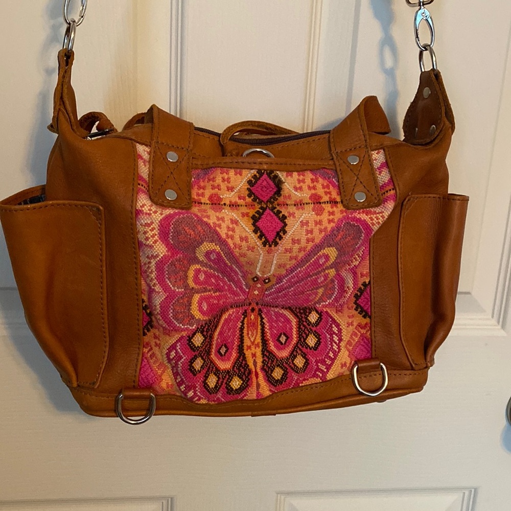 Las Bonita’s leather purse (butterfly)